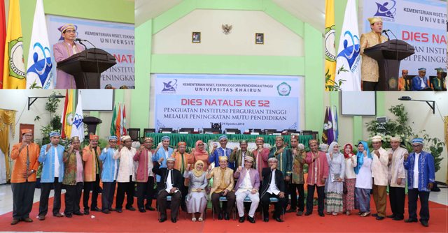 Dirjen Belmawa Menyampaikan Orasi Ilmiah Pada Dies Natalies Unkhair ke-52