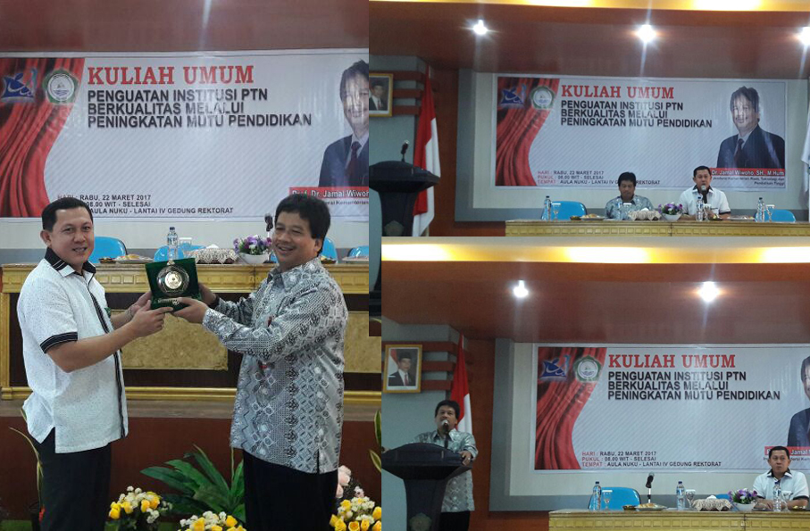 [:id]Kuliah Umum Irjen Kemenristek Dikti Prof. Dr. Jamal Wawoho, SH, M.Hum[:]