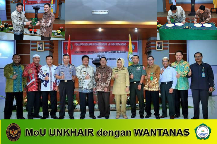 UNKHAIR Tanda tangan MoU dengan Dewan Ketahanan Nasional (WANTANAS)