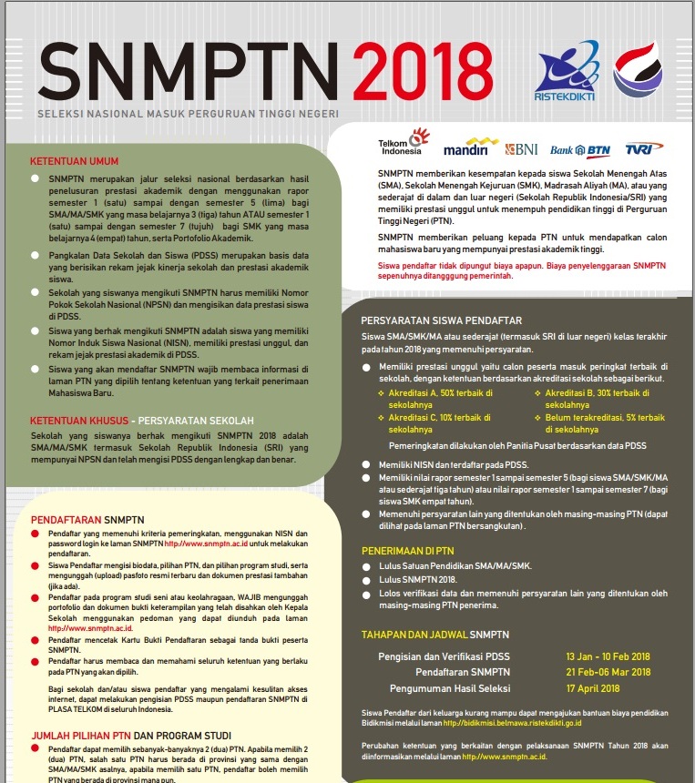[:id]SNMPTN 2018[:]