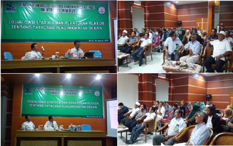 [:id]Unkhair akan melaksanakan pemilihan 6 Dekan[:]