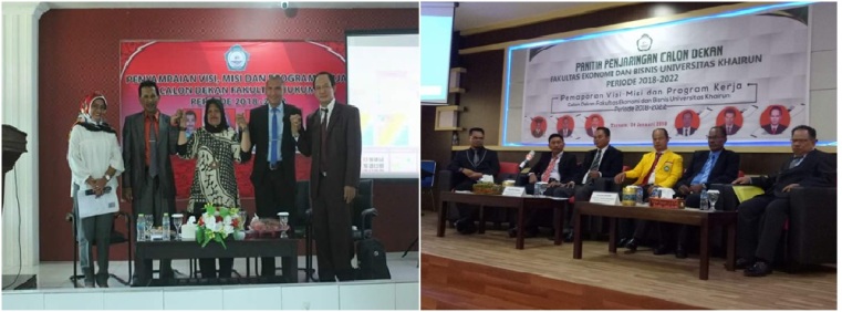 [:id]Penyampaian Visi Misi calon Dekan Fakultas Hukum dan Fakultas Ekonomi Bisnis[:]