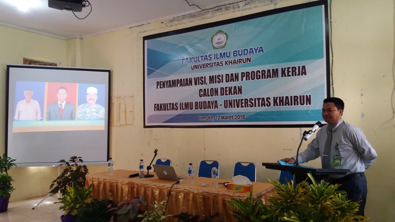 3 Kandidat Dekan Fakultas Ilmu Budaya Sampaikan Visi Misi