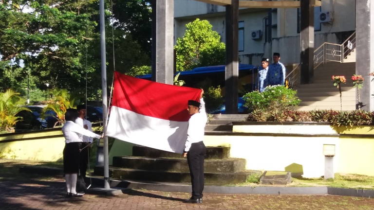 Peringati HARDIKNAS Unkhair Gelar Upacara Bendera