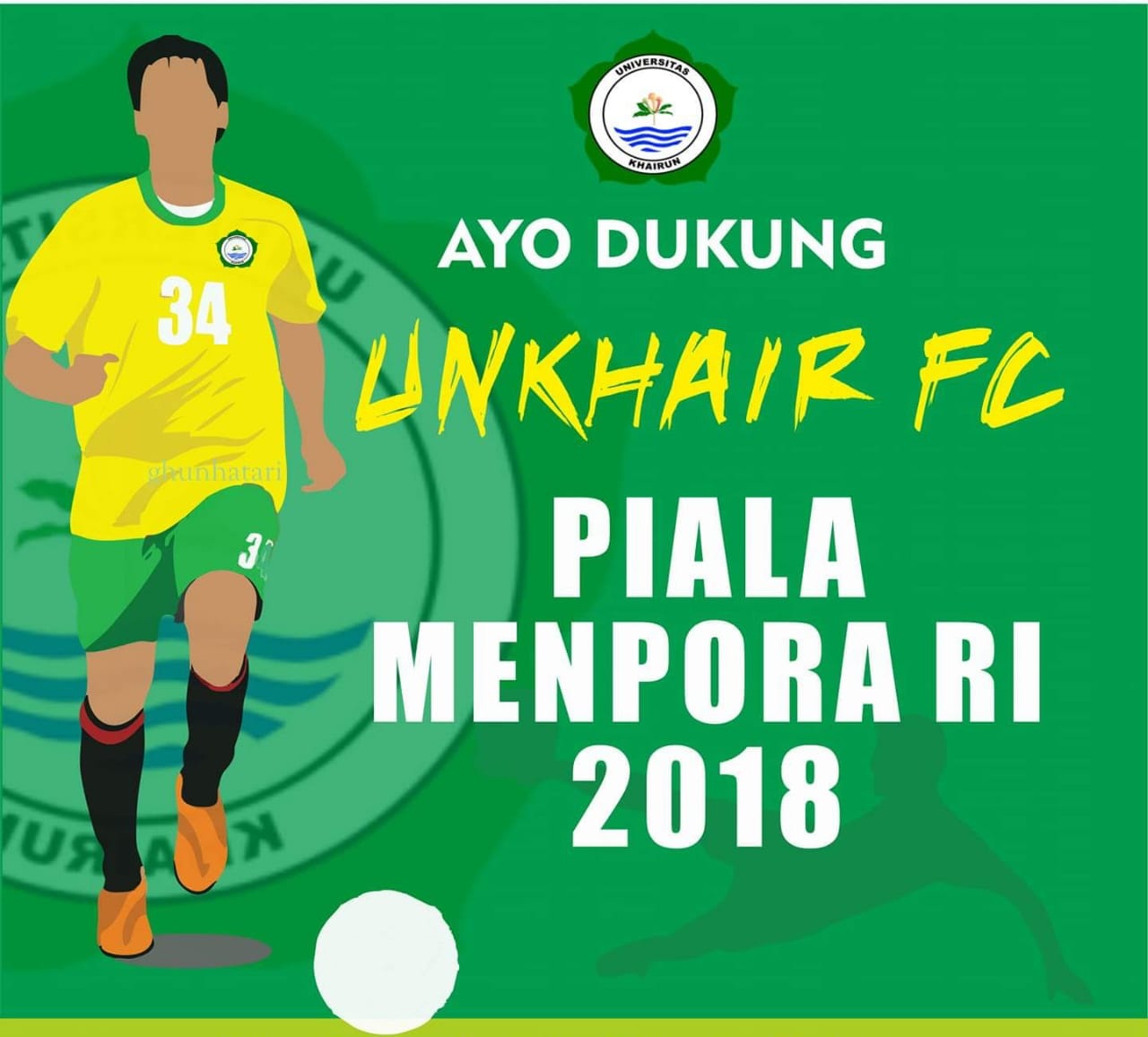 Ayo dukung Unkhair FC dalam Piala Menpora RI 2018
