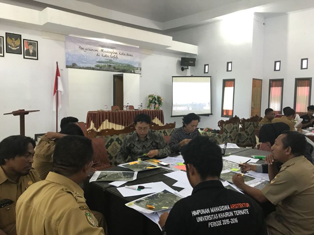 Partisipasi Program Studi Arsitektur Unkhair dalam Perencanaan Masterplan Kota Baru di Kota Sofifi