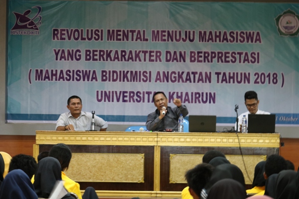 Terima Beasiswa Bidikmisi, Mahasiswa Unkhair Diberi Motivasi Dan Pembentukan Karakter