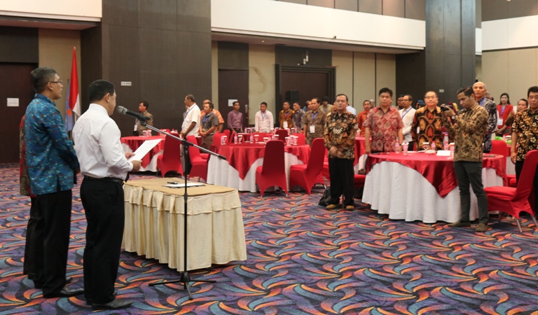 Rektor Unkhair Pimpin Pembacaan Deklarasi Pengembangan Budaya Mutu Di Perguruan Tinggi