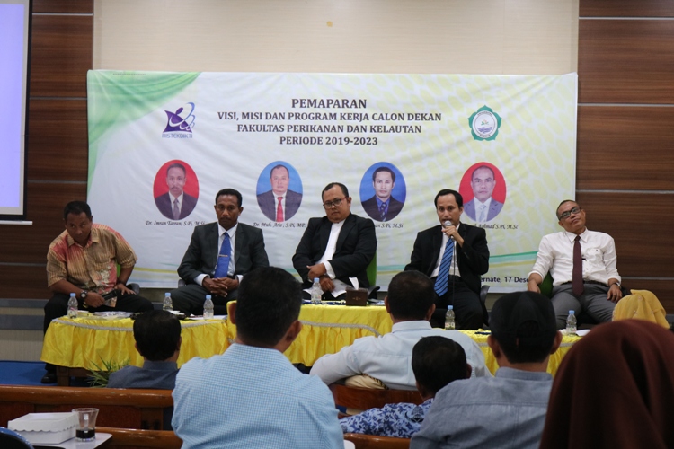 Empat Kandidat Dekan Fakultas Perikanan Dan Kelautan Paparkan Visi Misi