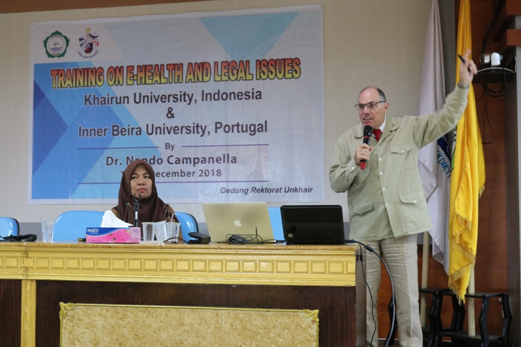 Training on e-health and legal issuses Oleh Dr. Nando Campanella