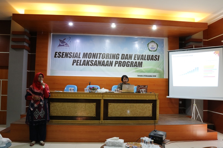 Biro Perencanaan Kemenristekdikti Laksanakan Esensial Monitoring dan Eavaluasi Pelaksanaan Program Di Universitas Khairun