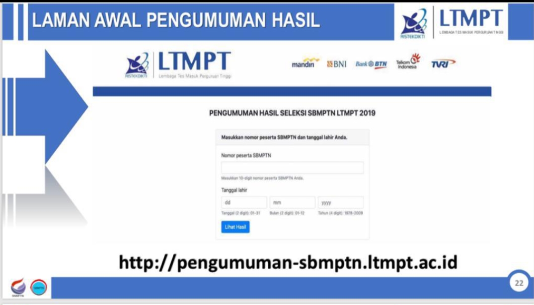 Besok Pengumuman Hasil SBMPTN 2019