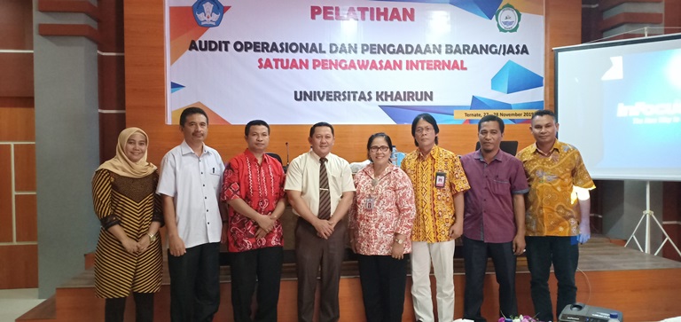 Satuan Pengawasan internal Unkhair Gelar Pelatihan Audit Operasional dan Barang/Jasa