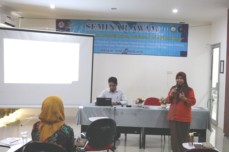 Fakultas Kedokteran Unkhair Gelar Seminar Awam  “Mengenal Lebih Dalam Penyakit Lupus, Autoimun, Rematik dan Alergi Hadirkan Pemateri dari Fakultas Kedokteran Brawijaya.