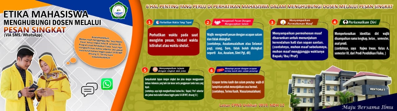 Etika Mahasiswa Menghubungi Dosen Melalui Pesan Singkat