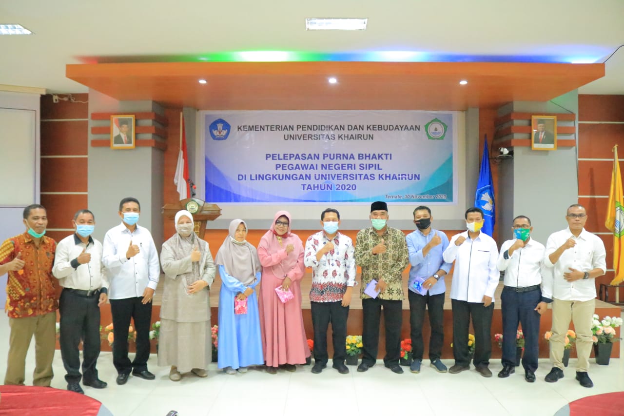 Empat Pegawai Unkhair Purna Bhakti, Rektor Ucapkan Terima Kasih