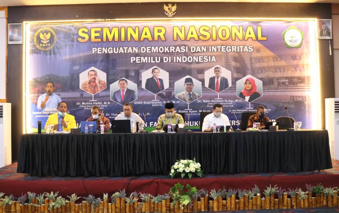 Unkhair Bersama DKPP RI Gelar Seminar Nasional