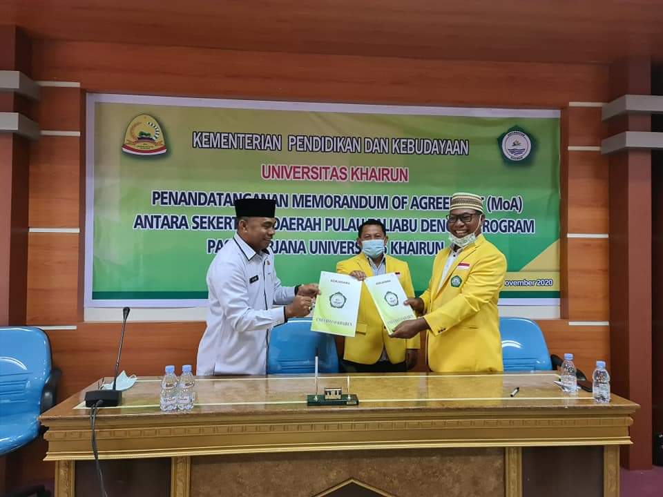 Unkhair dan Pemkab Pulau Taliabu Jalin Kerjasama