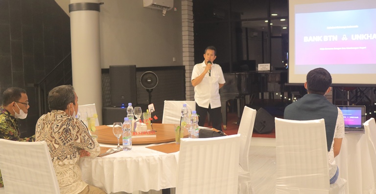 Pimpinan Cabang BTN Paparkan Rencana Kerjasama Dengan Unkhair