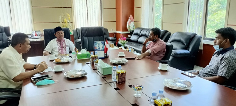 Rektor Terima Kunjungan Kepala Perwakilan Ombudsman Malut