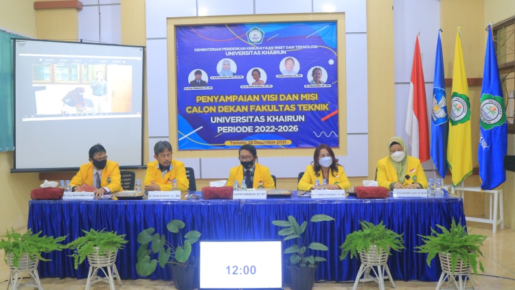 Lima Kandidat Dekan Fakultas Teknik Sampaikan Visi Misi dan Program Kerja