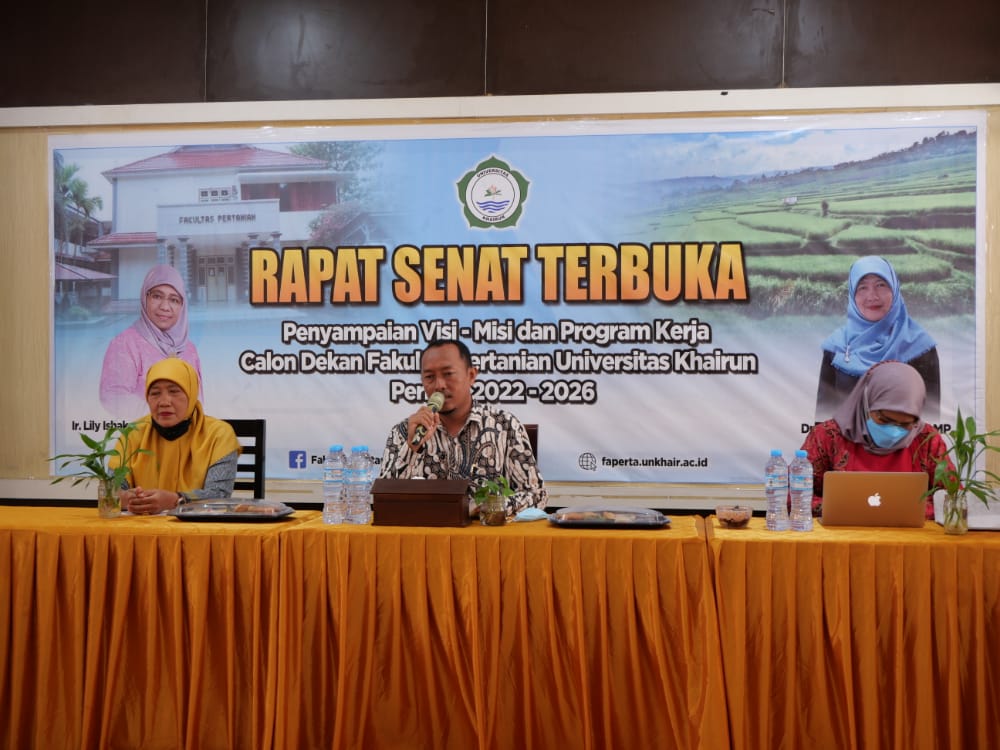 Dua Kandidat Dekan Fakultas Pertanian Sampaikan Visi Misi