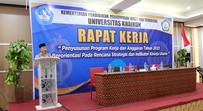 Unkhair Gelar Rapat Kerja Rencana Tahun Anggaran 2023