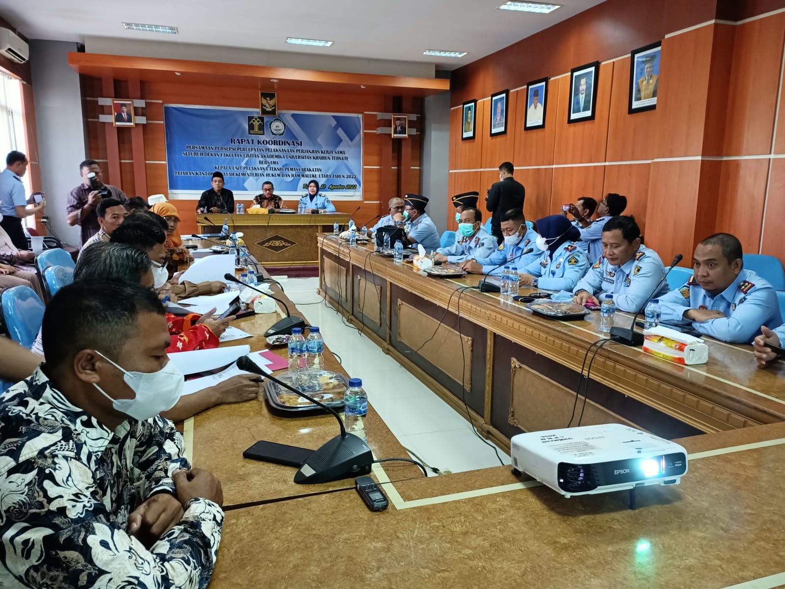 KEMENKUMHAM Maluku Utara Tindak Lanjut Kerjasama Dengan Unkhair