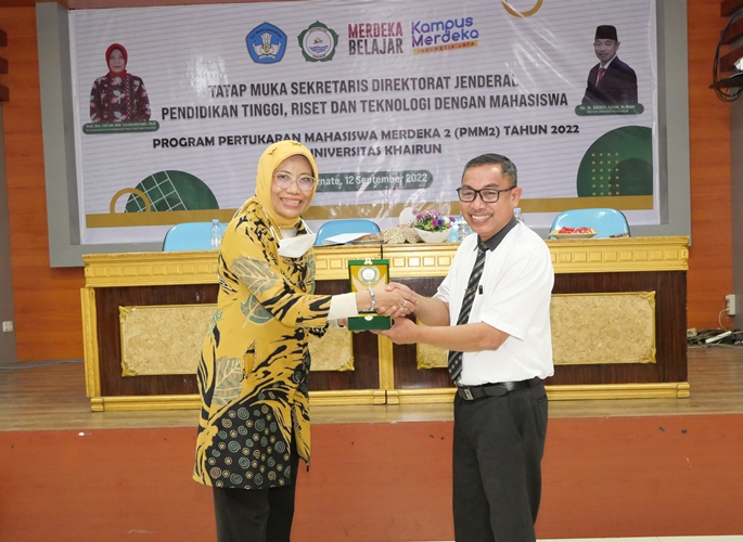 Kunjungi Unkhair, Sekertaris Ditjen Pendidikan Tinggi Apresiasi Kinerja Rektor