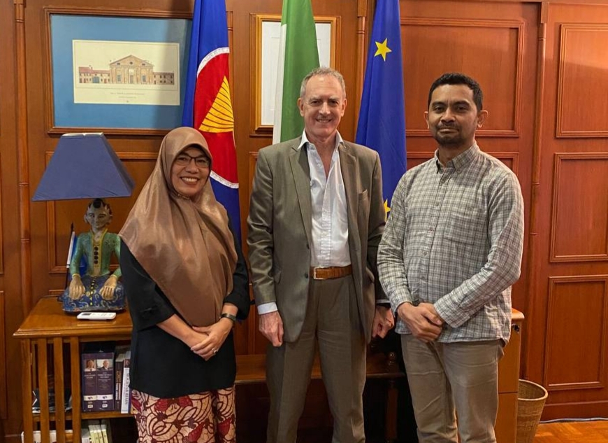 Jejaki Kerjasama, KUI Unkhair Berkunjung ke Kedubes Italia