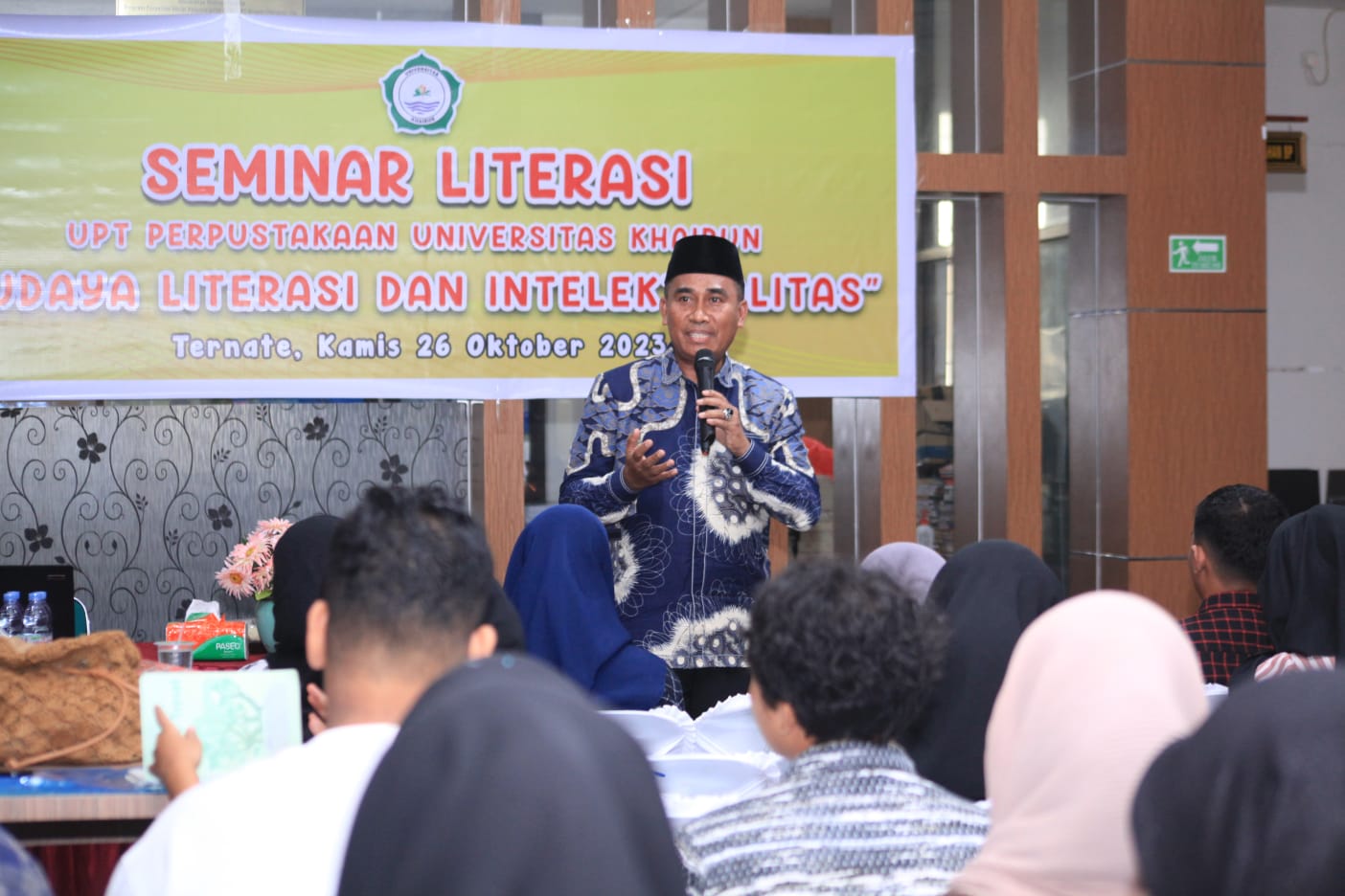 Bangkitkan Budaya Literasi, UPT. Perpustakaan Unkhair Adakan Seminar