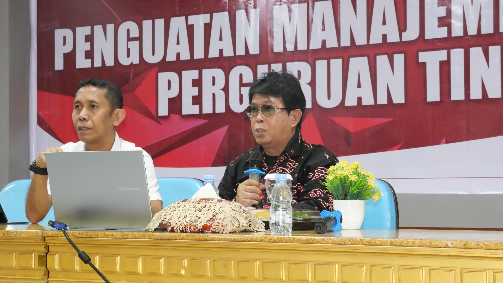Sharing Manajemen Resiko, SPI Unkhair Hadirkan Prof. Witarsa dari UNTAN