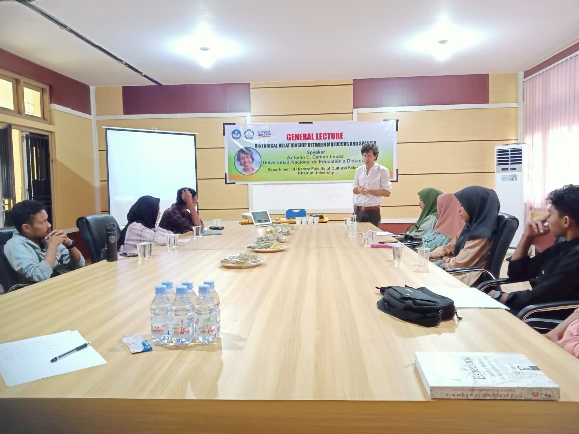 Kuliah Umum Prodi Ilmu Sejarah, Hadirkan Prof. Antonio C.Campo Lopez UNED Madrid