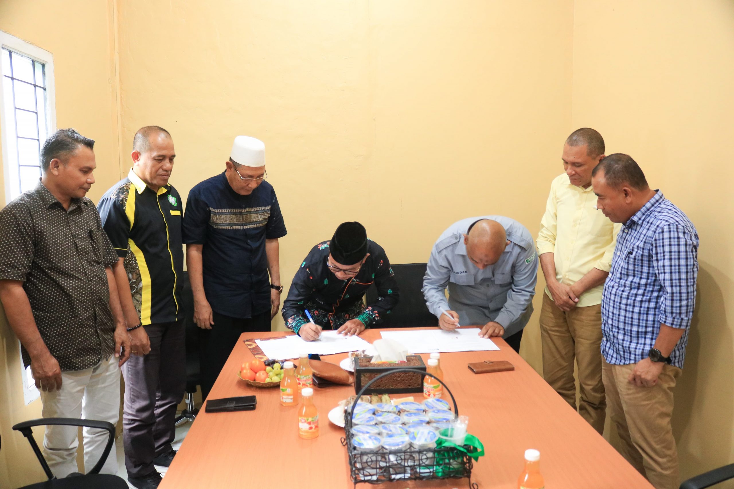 Unkhair dan PT. BPRS Bahari Berkesan Jalin Kerja Sama Pemanfaatan Produk