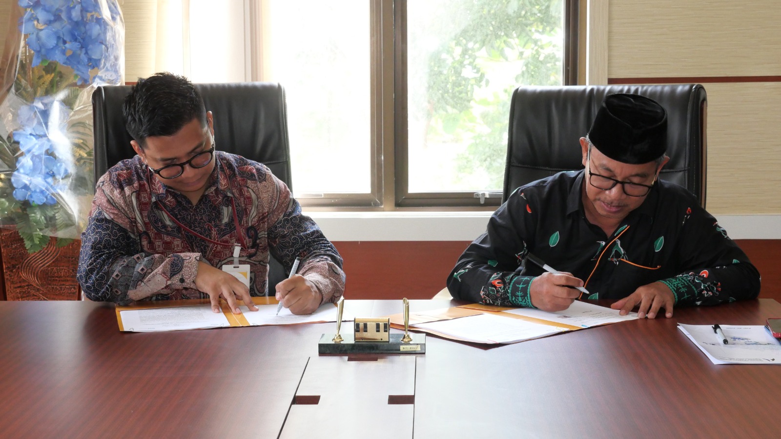 Unkhair dan PT. BSI Teken PKS Layanan VA