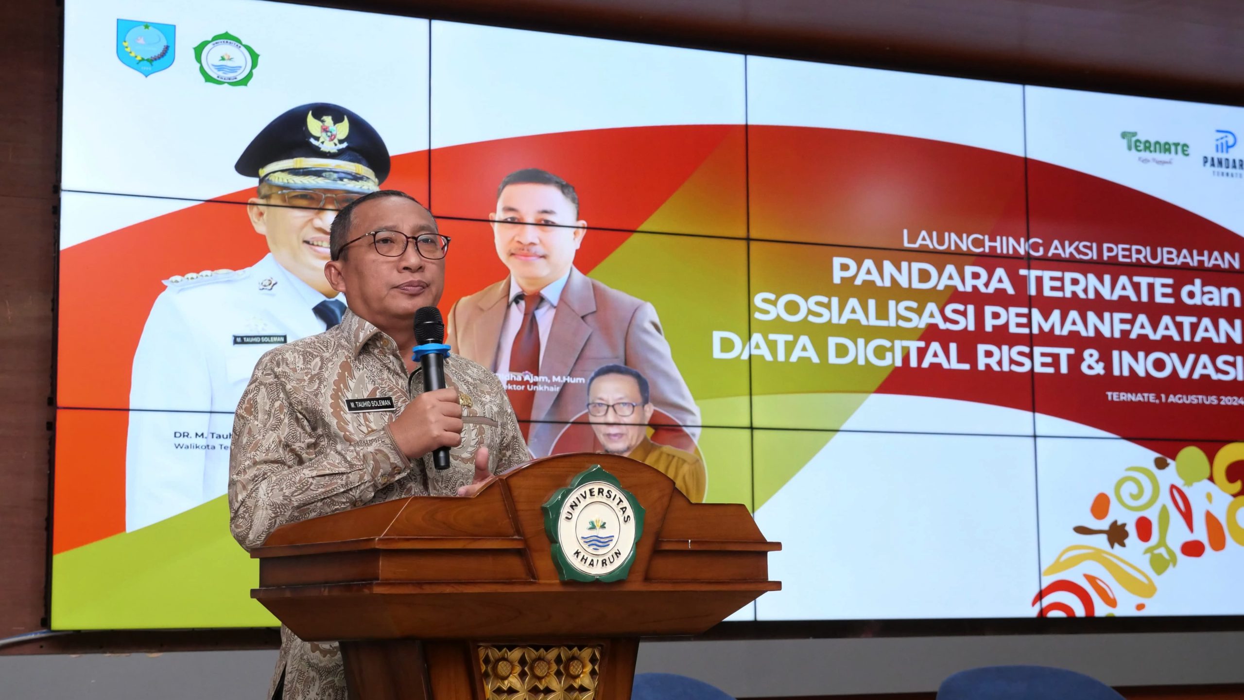 Janji Wali Kota Ternate Ke Unkhair, Beri Lahan Sebagai Kado Spesial Dies Natalis Ke-60