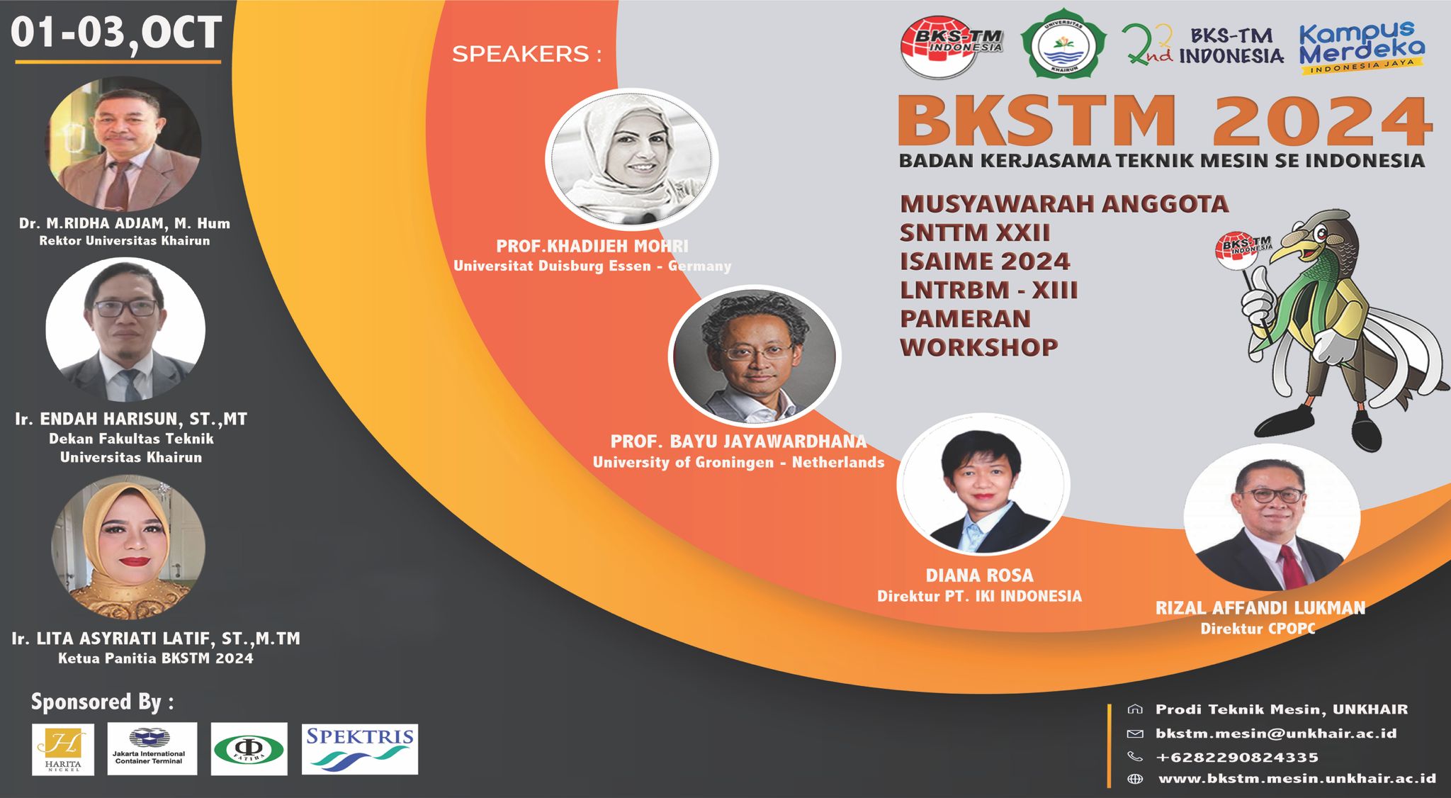 Unkhair Bakal Jadi Tuan Rumah Internasional BKSTM 2024: Momentum Penting Dunia Teknik Mesin