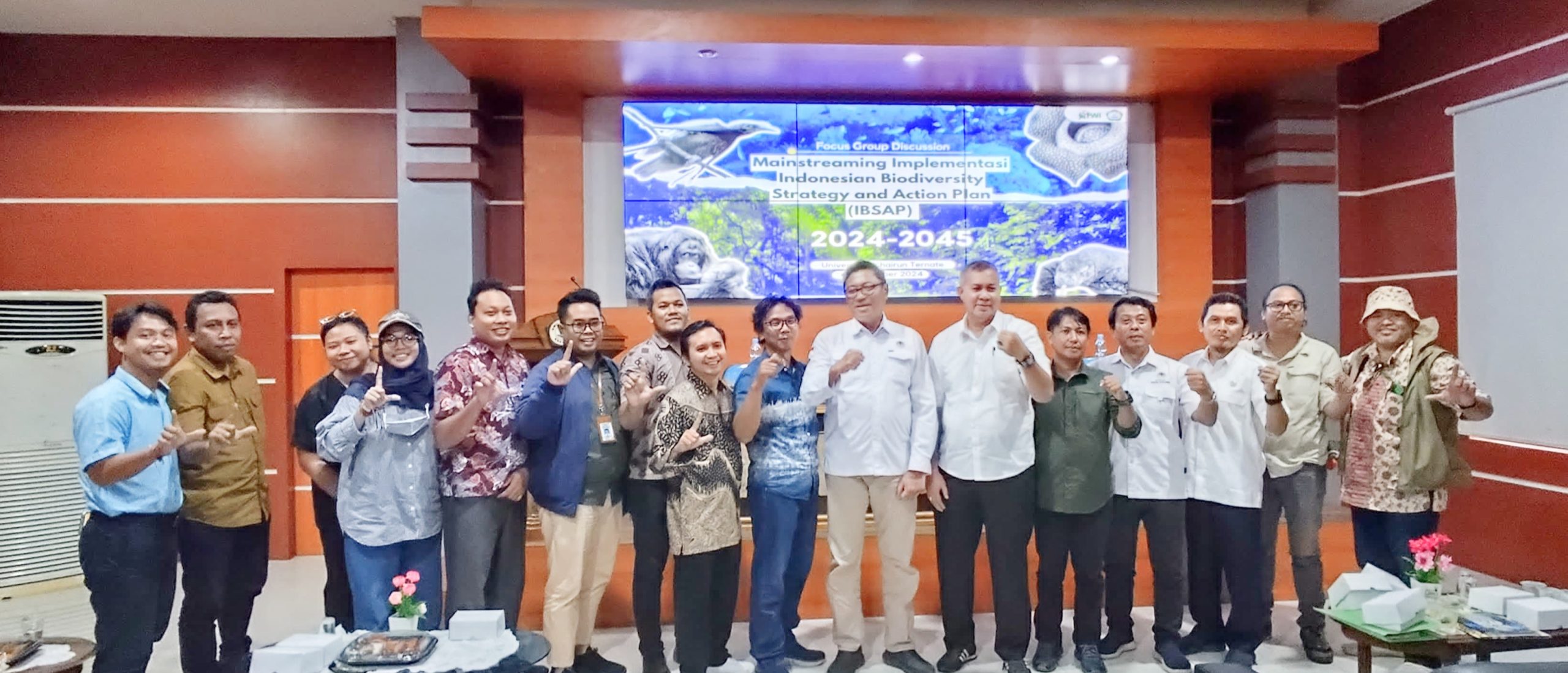 Prodi Kehutanan Unkhair Menjadi Tuan Rumah FGD Rencana Aksi Keanekaragaman Hayati Indonesia