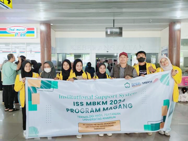 Prodi THP Unkhair, Kirim 7 Mahasiswa Magang di PT. Hadin Metavisi Akademika Unhas, Makassar