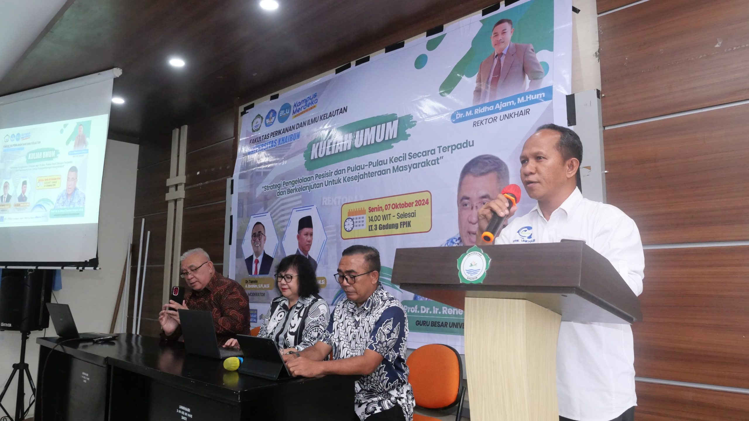 FPIK Unkhair Gelar Kuliah Umum Bahas Pengelolaan Pesisir Berkelanjutan