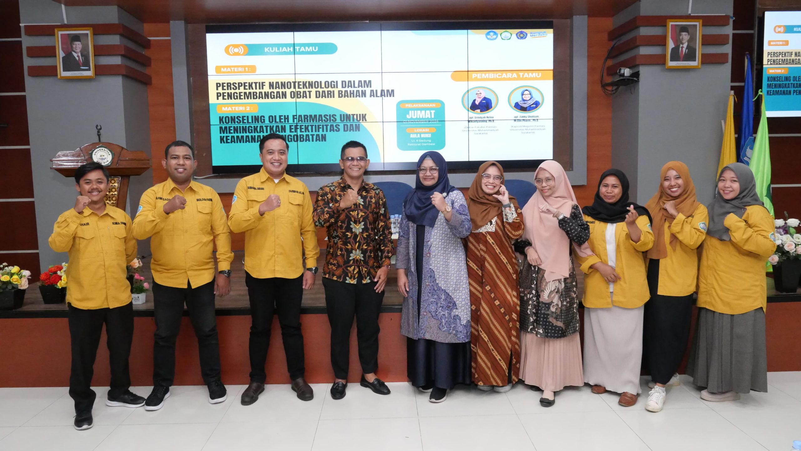 Prodi Farmasi Unkhair Bikin Kuliah Tamu, Tingkatkan Kesadaran Konseling Obat