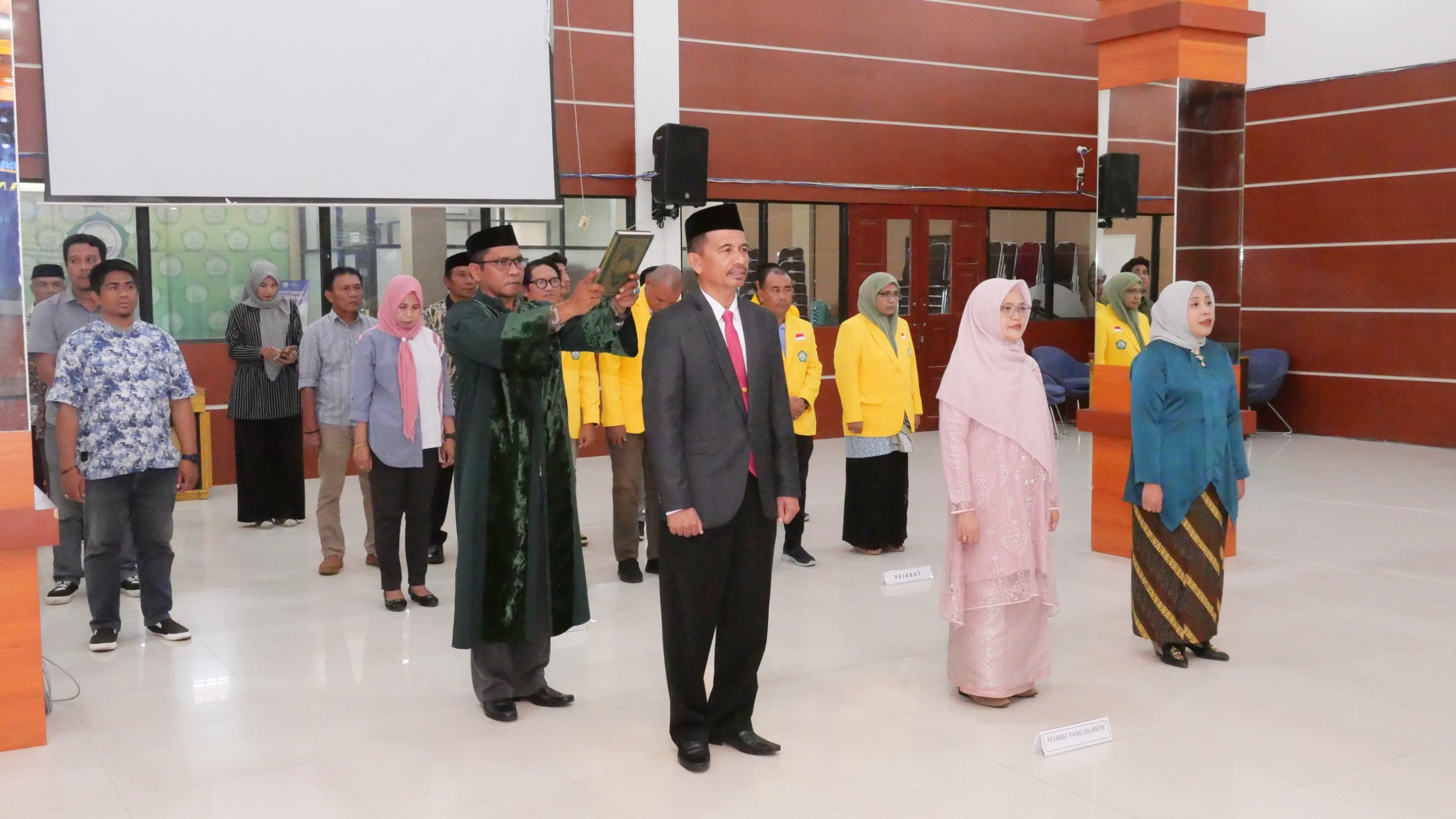 Lantik LPMPP dan Jafung, Rektor Ingatkan Tingkatkan Kinerja dan Efesiensi Aggaran