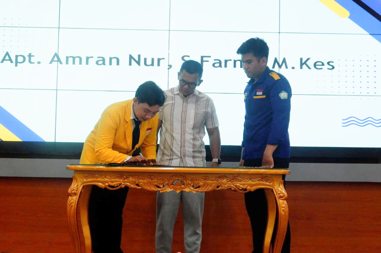 Wakil Dekan III FKIK Unkhair Lantik Pengurus Baru, Ajak Kolaborasi Demi Kemajuan Ormawa