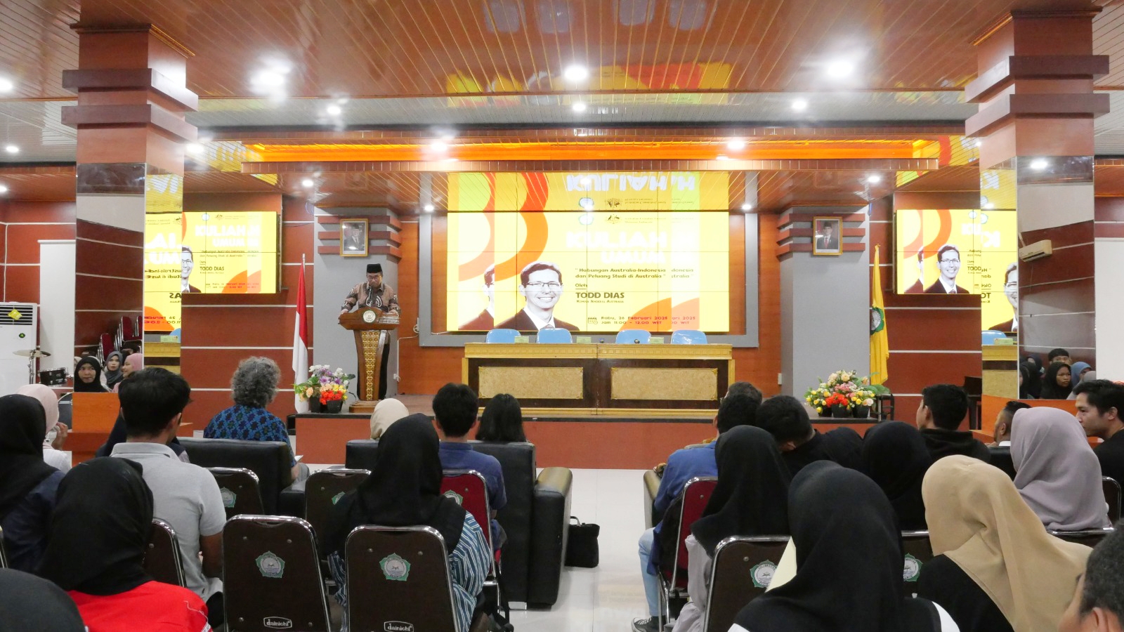 Beri Kuliah Tamu di Unkhair, Konjen Australia Sosialisasi Beasiswa