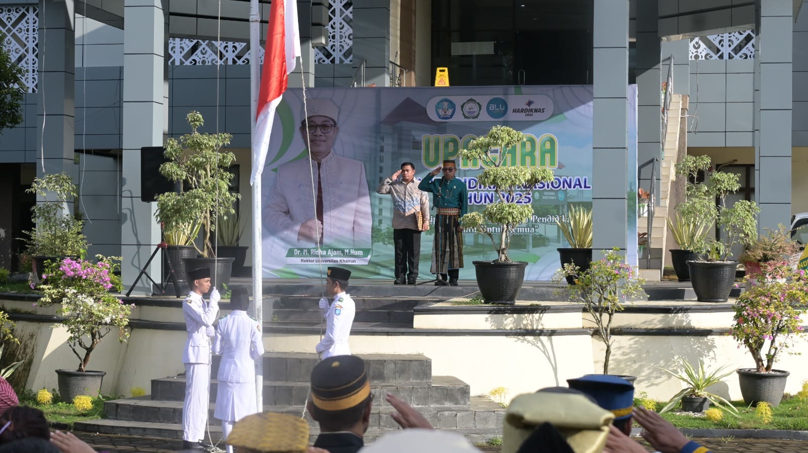 Peringati Hardiknas, Rektor Unkhair Ajak Semua Pihak Kolaborasi Bangun Pendidikan Bermutu