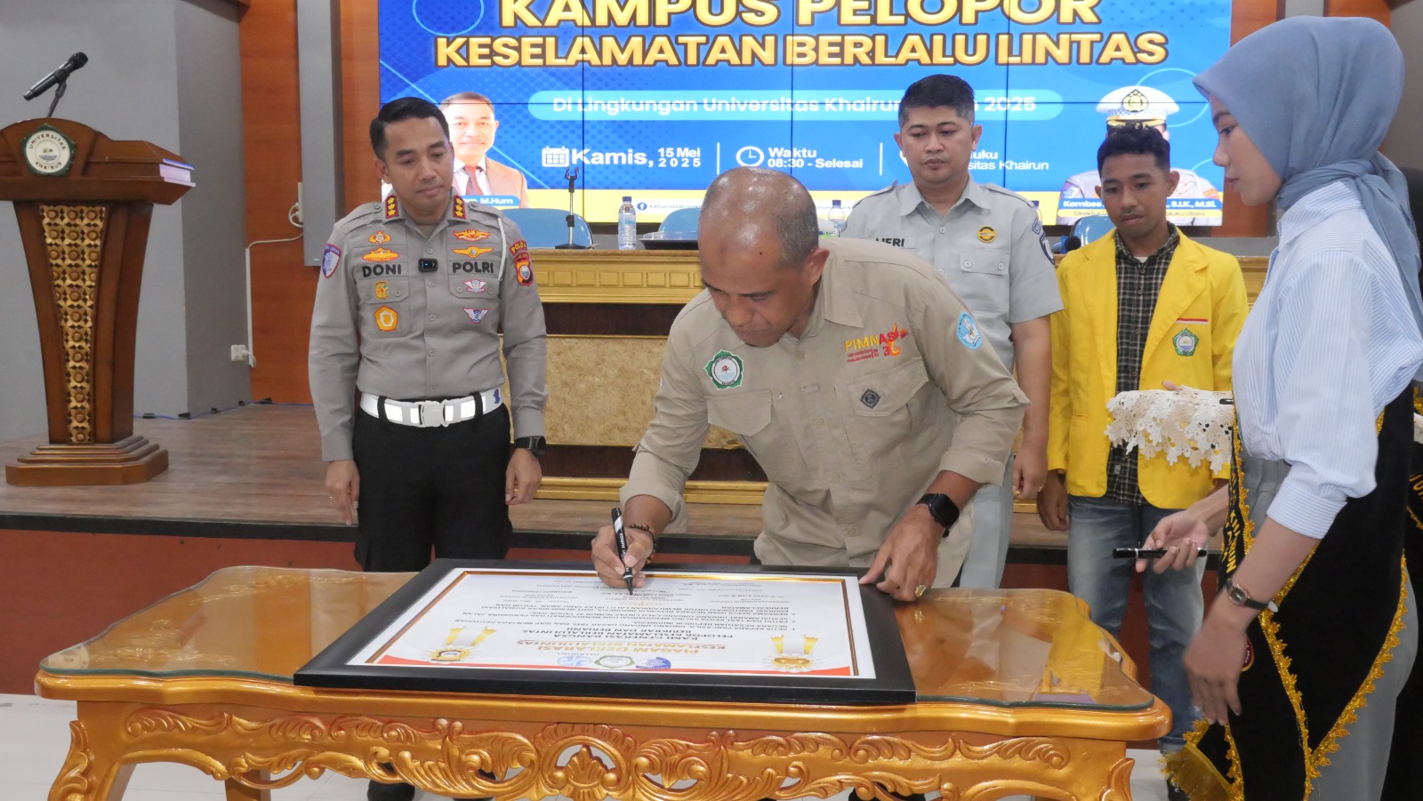 Unkhair Jadi Kampus Pelopor Keselamatan Berlalu Lintas 2025