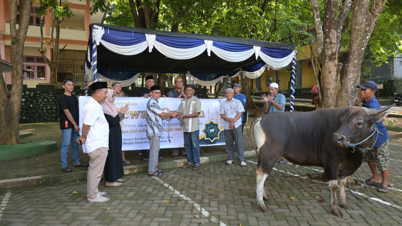 Unkhair Salurkan Hewan Kurban Idul Adha 1446 Hijriah ke Sejumlah Masjid