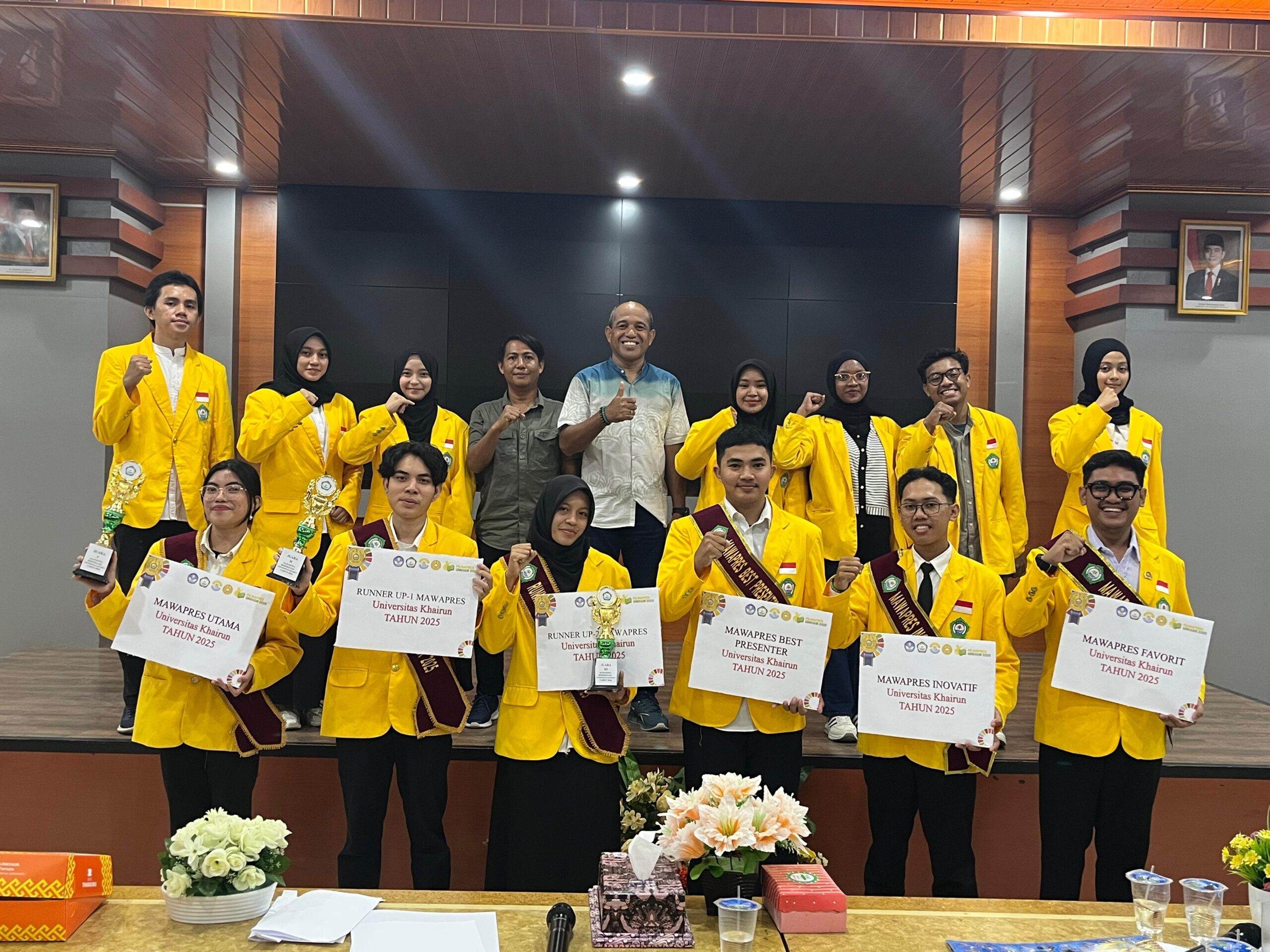 Raih Mawapres Utama Unkhair 2025, Adhisty Siap Melaju ke Tingkat LLDIKTI Wilayah XII