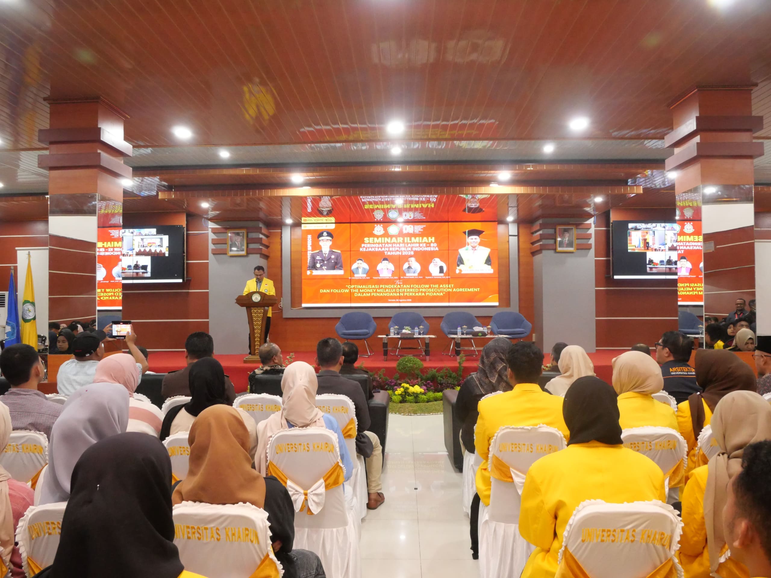 Peringati Hari Kejaksaan ke-80, Kejati Malut dan Unkhair Bikin Seminar Penegakan Hukum Modern