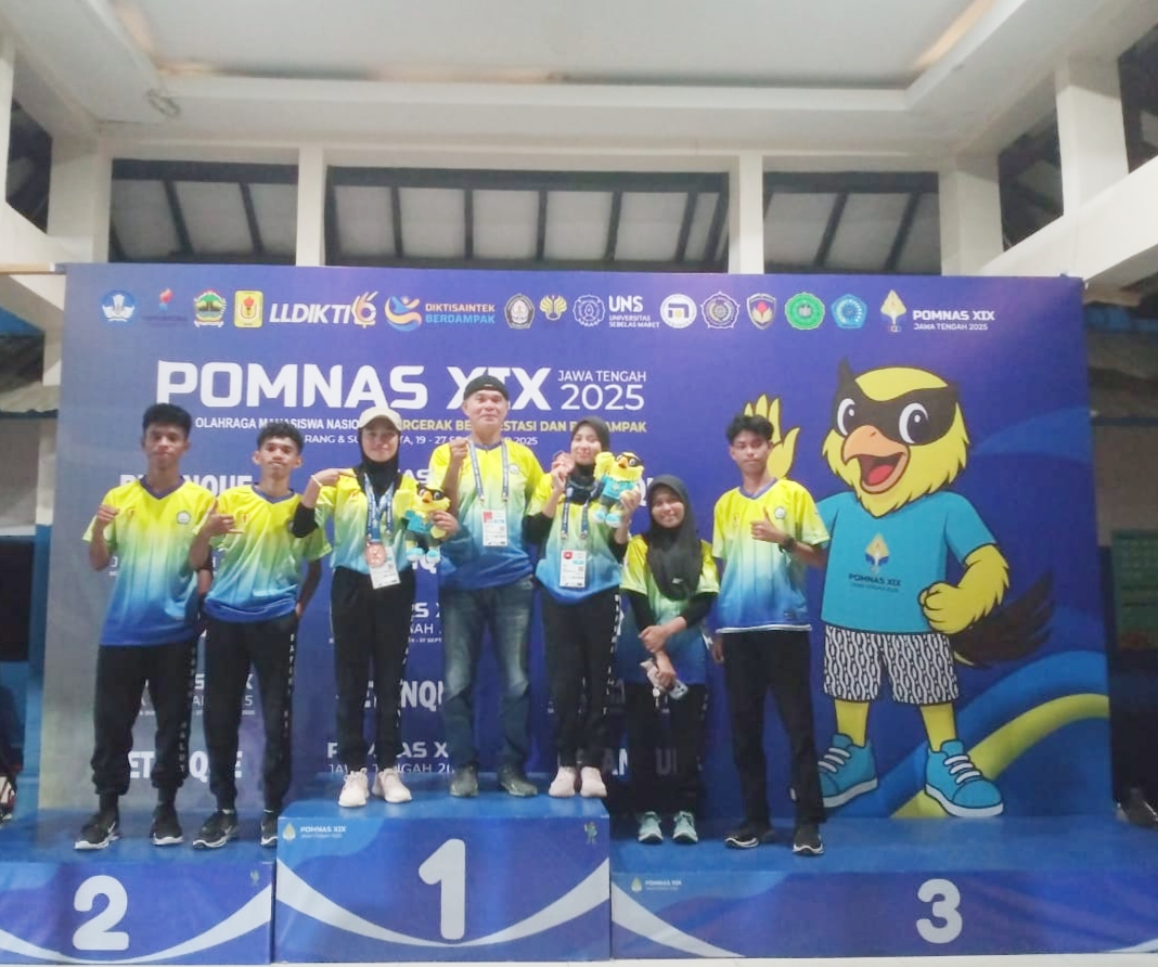 Mahasiswa Unkhair Sumbang Medali Perunggu di POMNAS XIX Solo